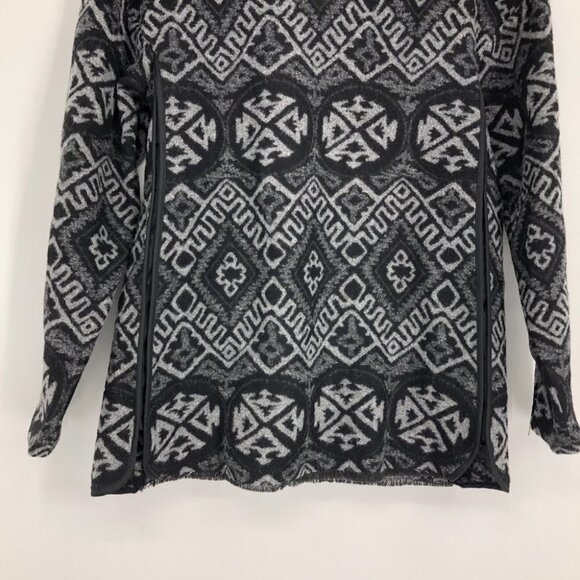 Rebecca Taylor - Grey & Black Print Wool Shell Top  size 2 - Picture 9 of 16